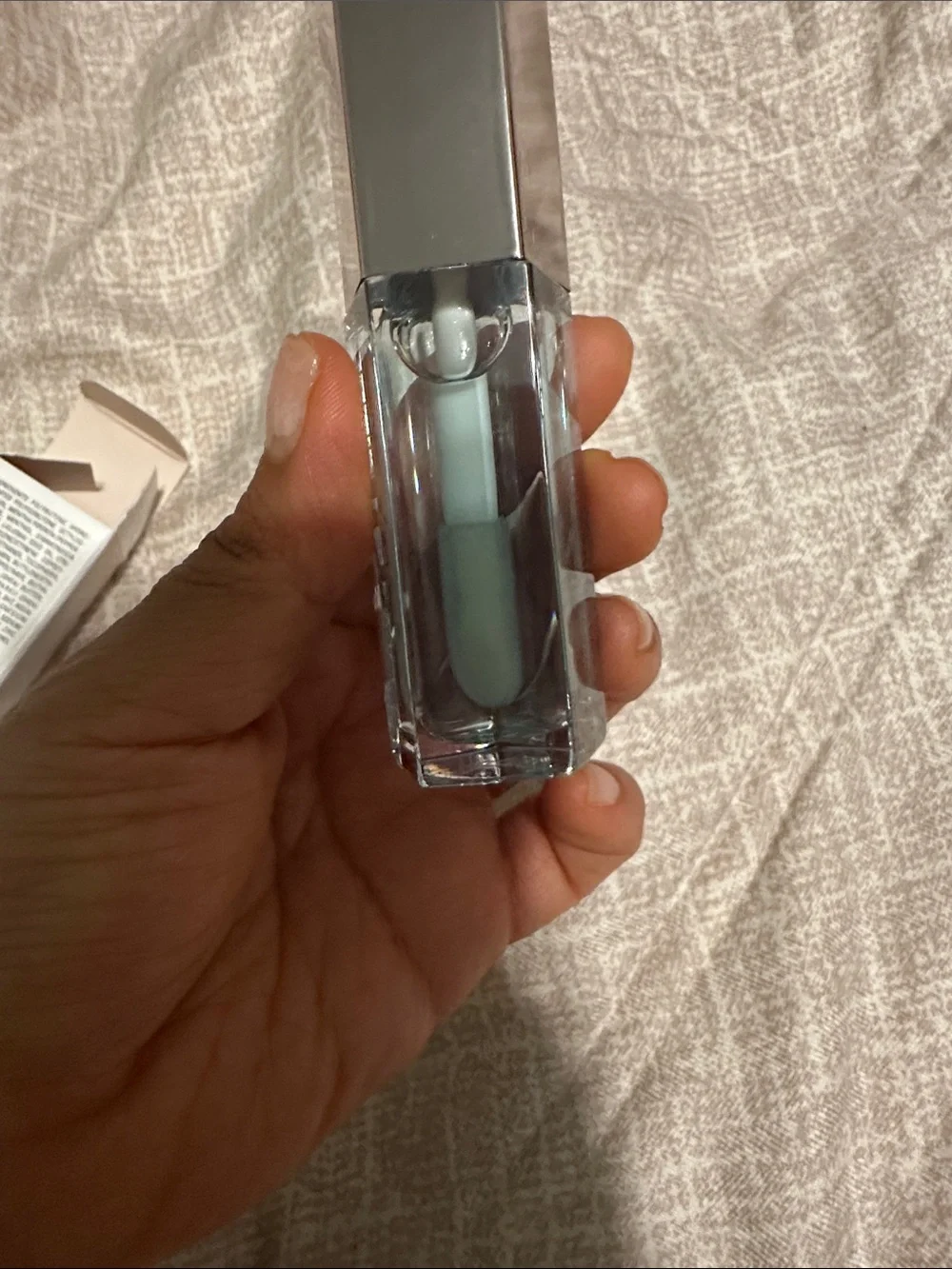 Fenty Beauty Gloss Bomb Ice - Clear Iridescent Lip Luminizer Cold Heart’d